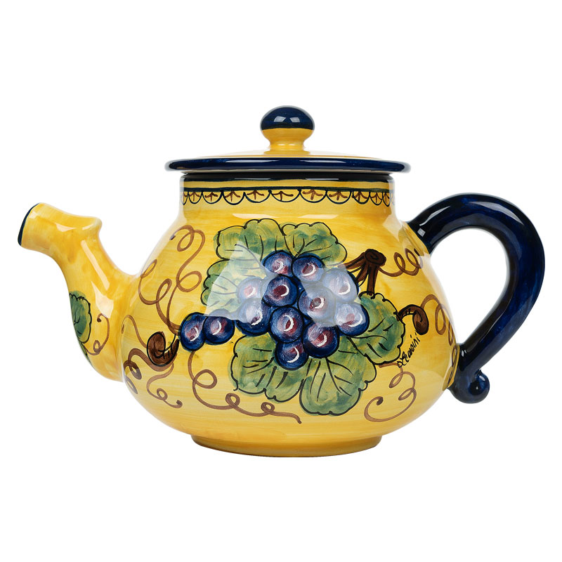 Чайник заварочный Leoncini Виноград Leoncini UV217-14, цвет разноцветный
