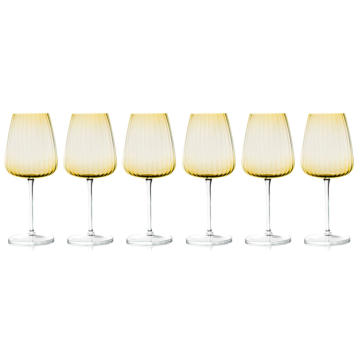 Набор бокалов для вина Le Stelle Opium, янтарный Le Stelle LR-011, цвет желтый