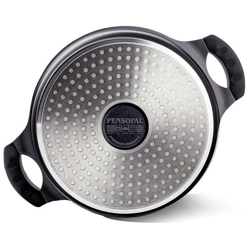 Кастрюля с крышкой Pensofal Saxum 24см 720483 Черный, фото 5