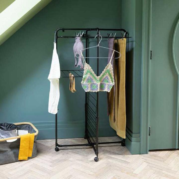 Сушилка напольная Brabantia HangOn, цвет черный