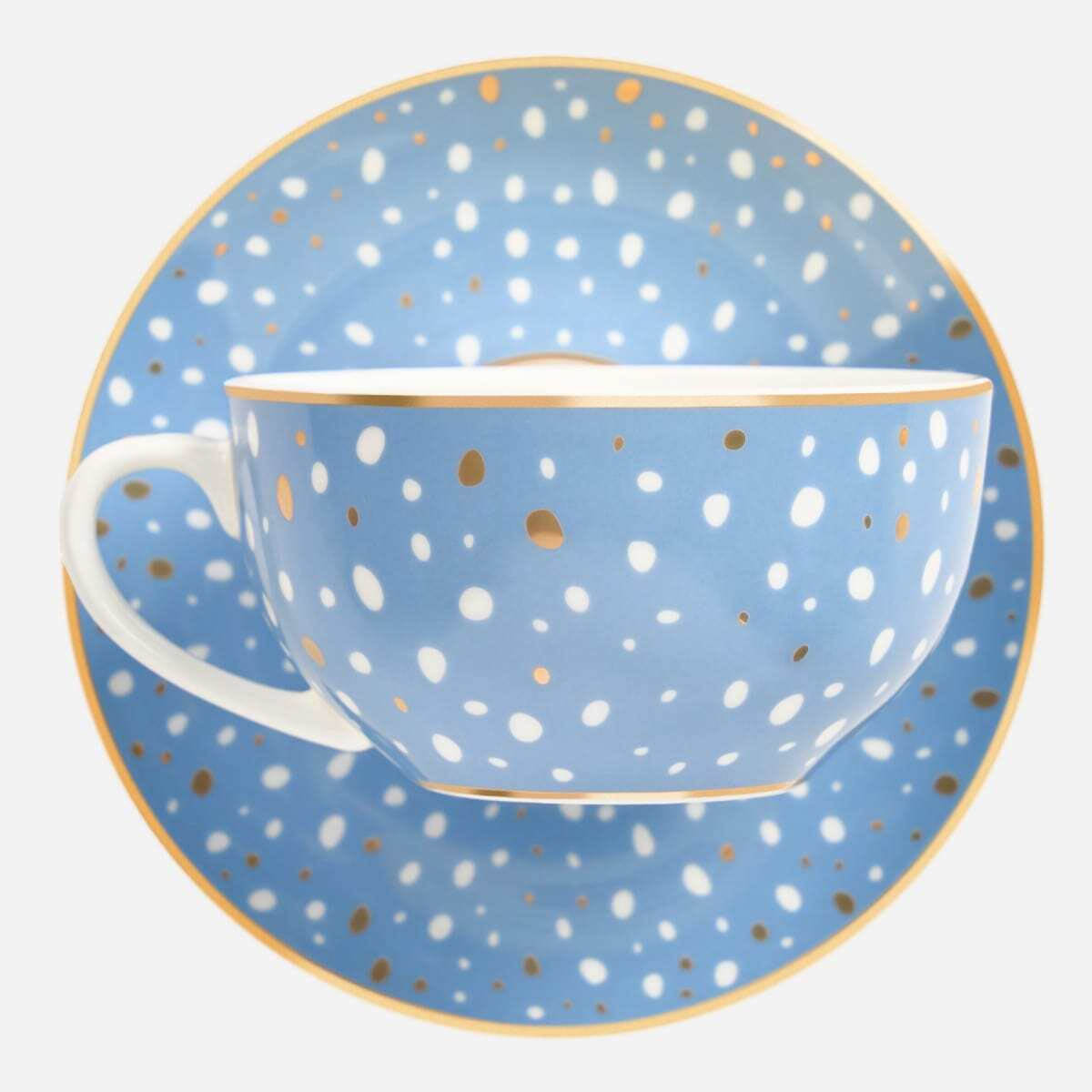 

Чайная пара Domique Tea at Grandma's, цвет синий