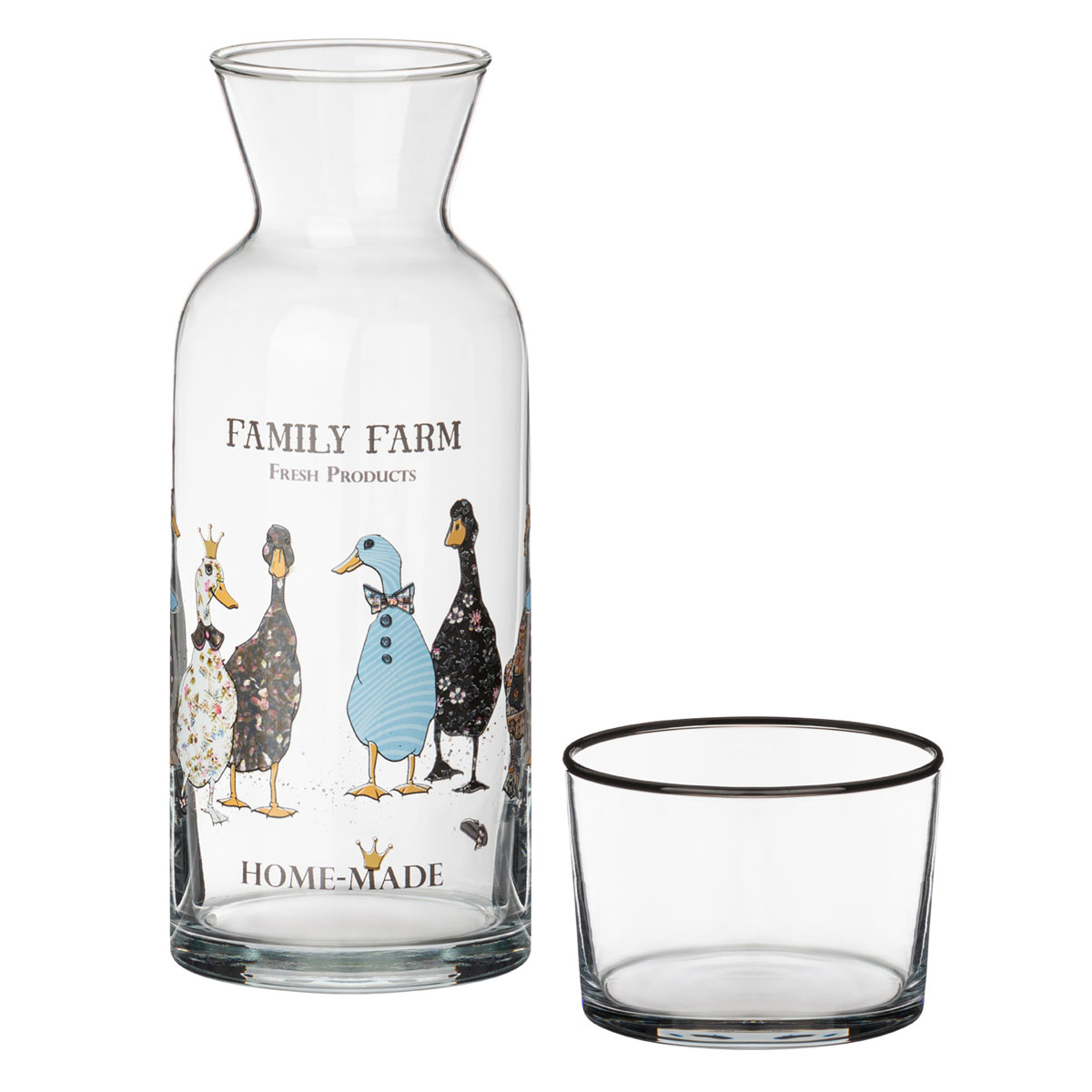 

Графин с крышкой-стаканом Agness Family Farm Geese