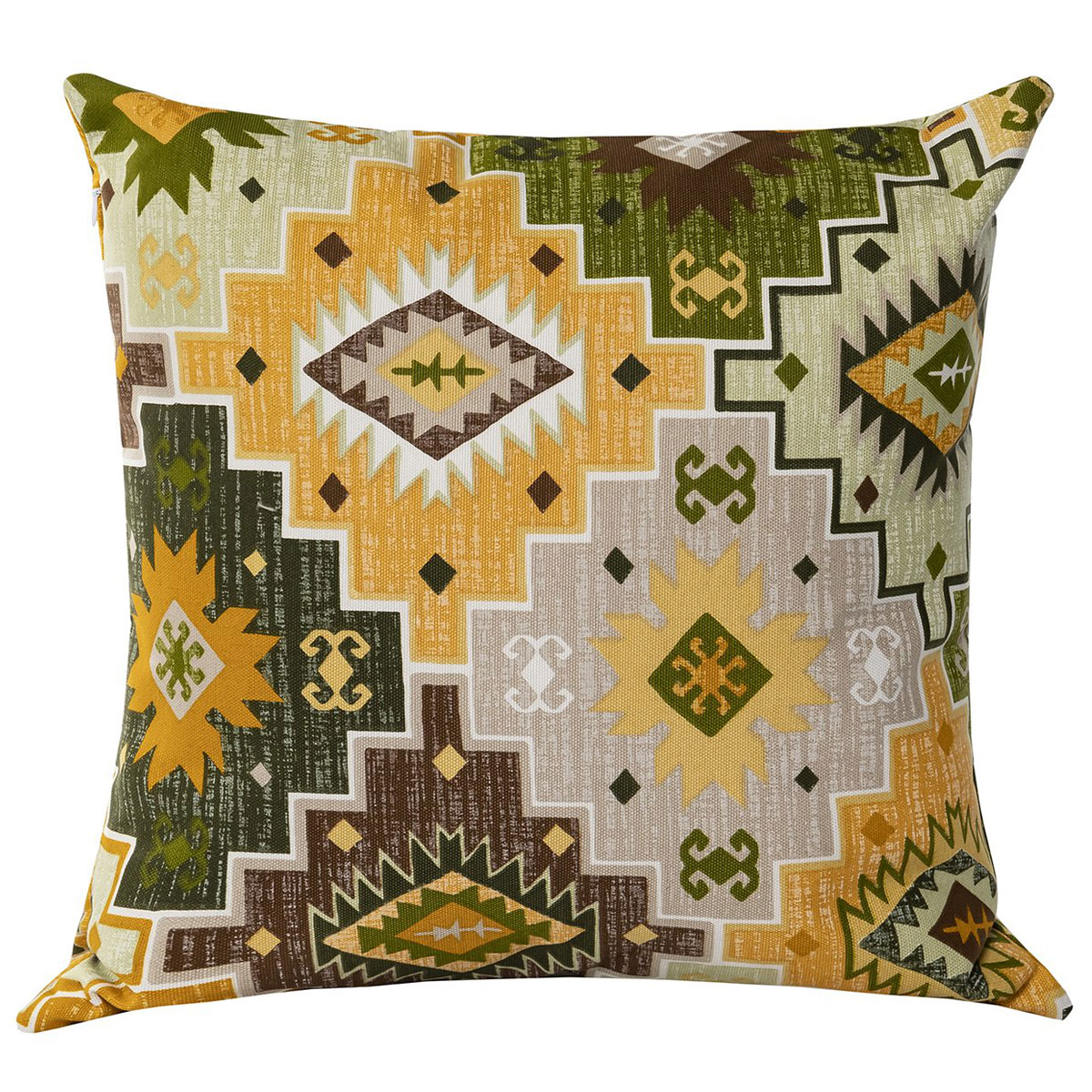 Подушка декоративная Elpida Восточный ковёр сумка без молнии желтый