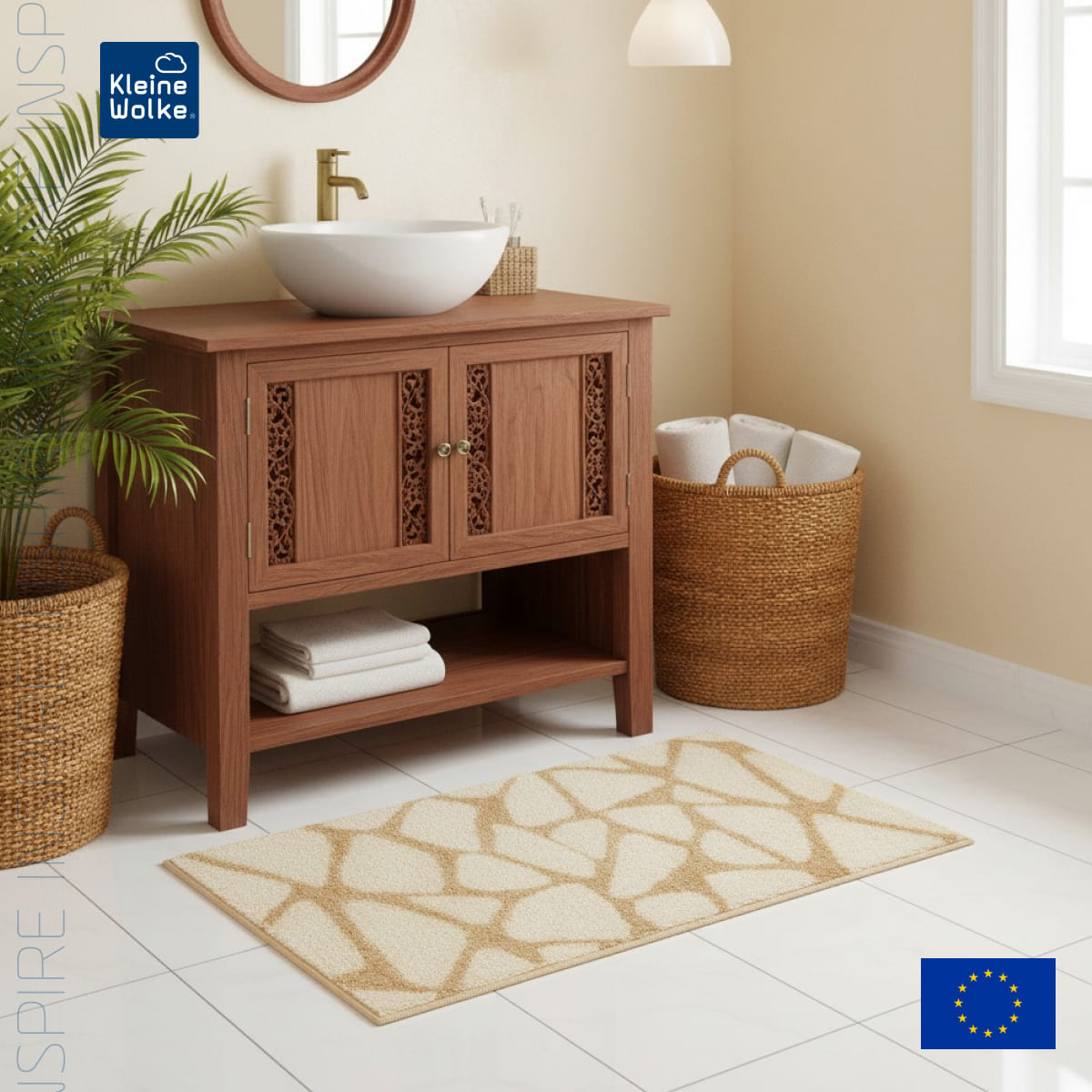 Коврик для ванной Kleine Wolke Inspire 70x120см