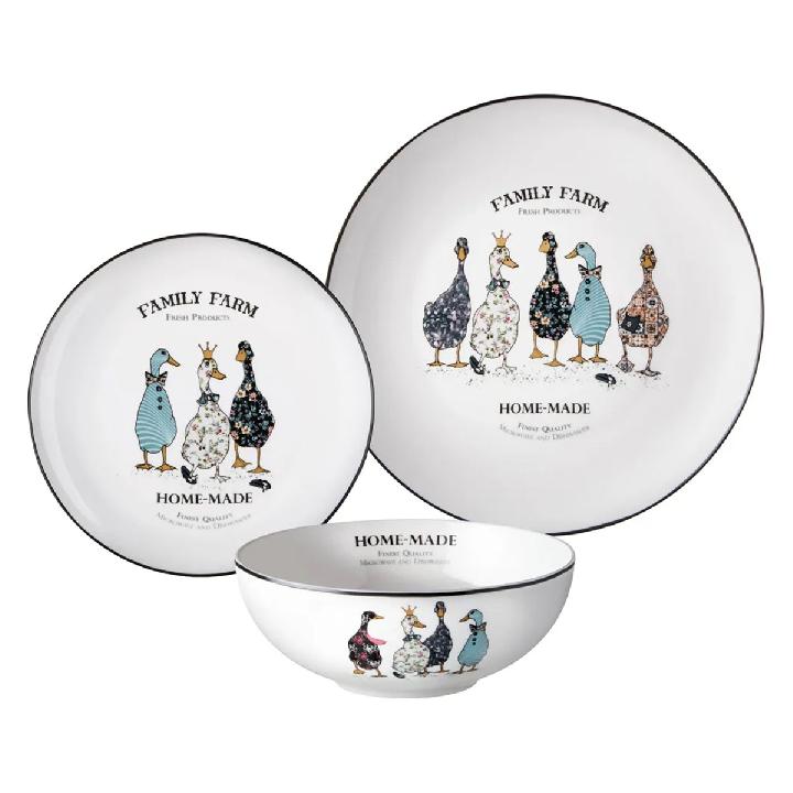 Набор посуды обеденный Lefard Family Farm 18 предметов на 6 персон