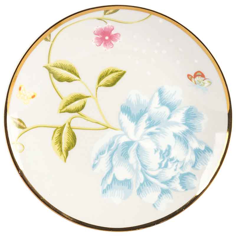 

Тарелка пирожковая Laura Ashley Heritage 12см Cobblestone Uni, Белый;серый;голубой