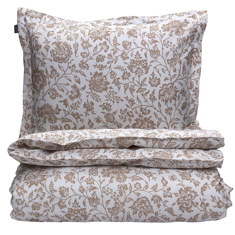 

Пододеяльник 1,5-спальный Gant Home Croydon Flower 150x200см, бежевый