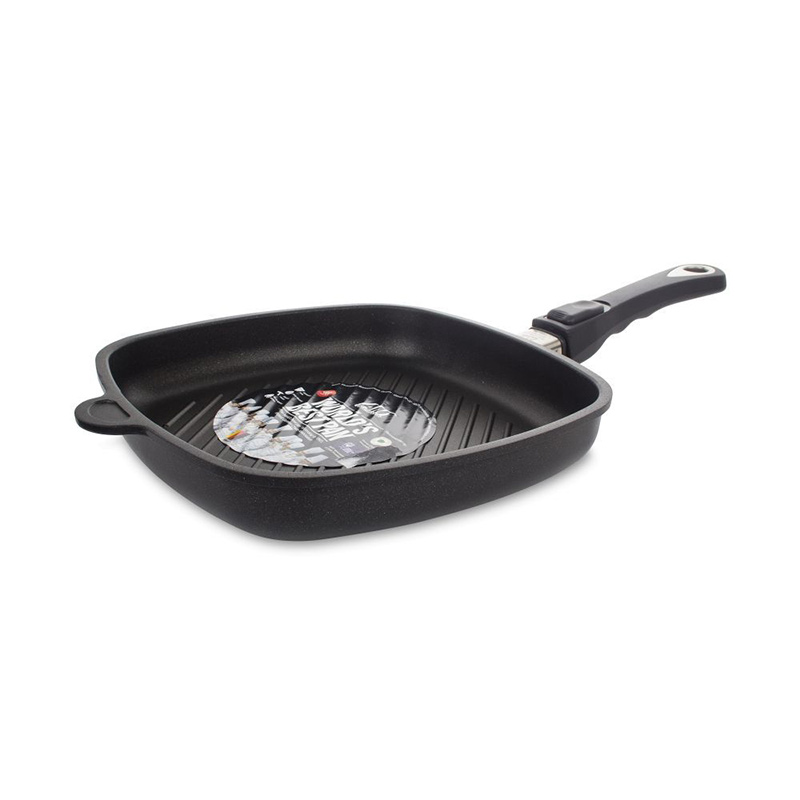 Сковорода-гриль AMT Frying Pans 26x26см AMT AMT E264G, цвет черный