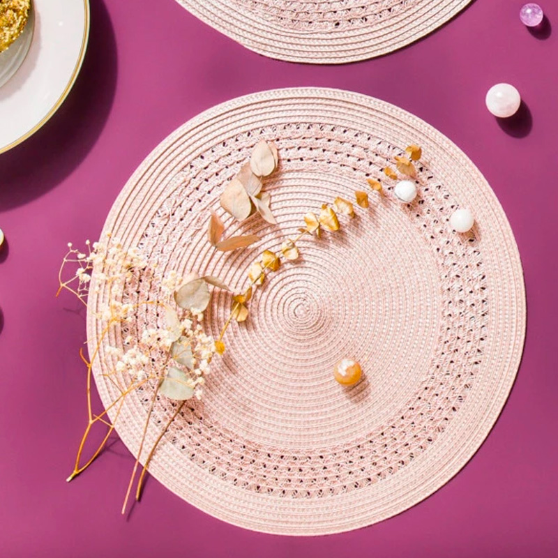 

Салфетка сервировочная Wo Home Patio 38см, цвет розовый