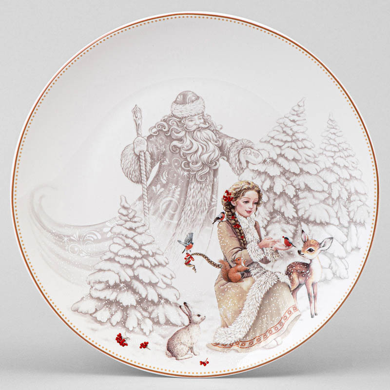 

Тарелка закусочная Lefard Морозко 20,5см