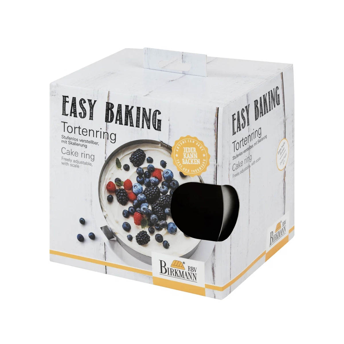 Кольцо для выпечки коржей экстра-высокое Birkmann Easy Baking Birkmann 429413, цвет серебристый - фото 3