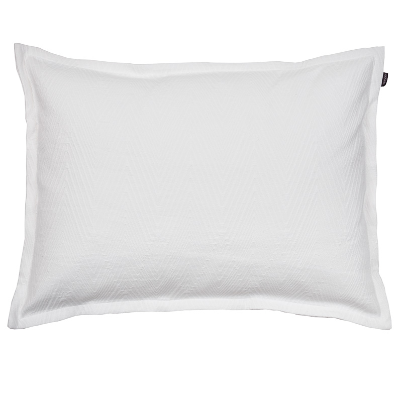 

Наволочка Gant Home Fresno 50x70см, цвет белый