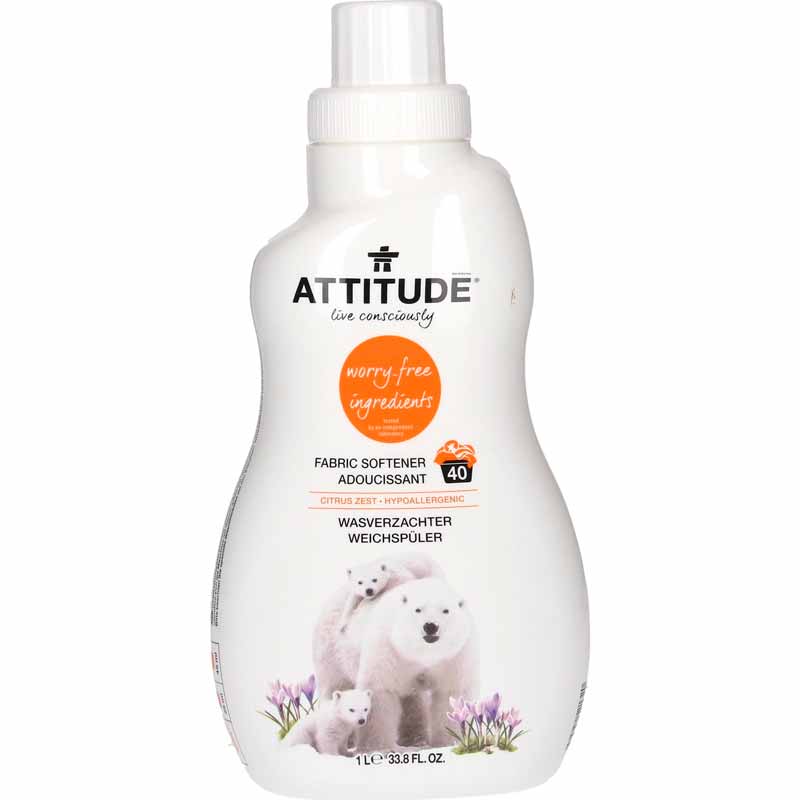 

Кондиционер для белья Attitude Citrus Zest 1л, Белый