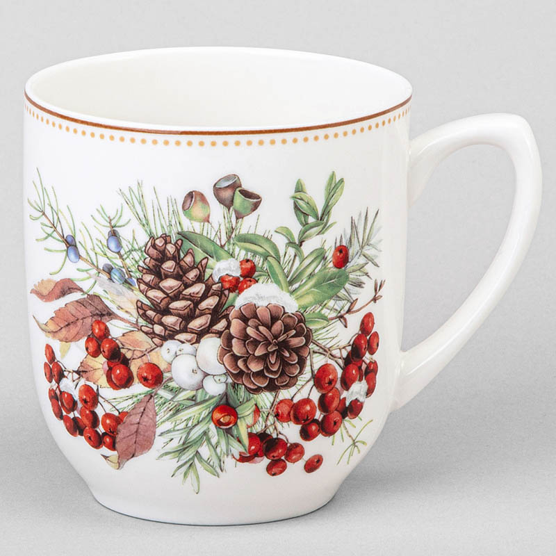 

Кружка Lefard Морозко Шишки и ягоды