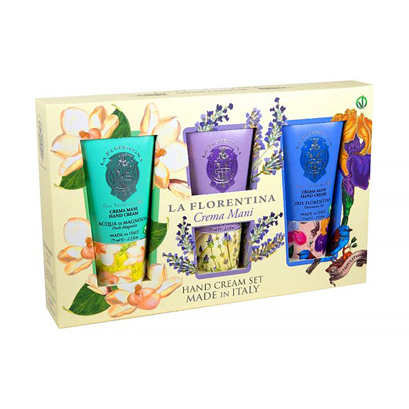 Набор кремов для рук La Florentina Роскошные подарки (лаванда, магнолия, ирис) tea tree large box набор для ароматерапии