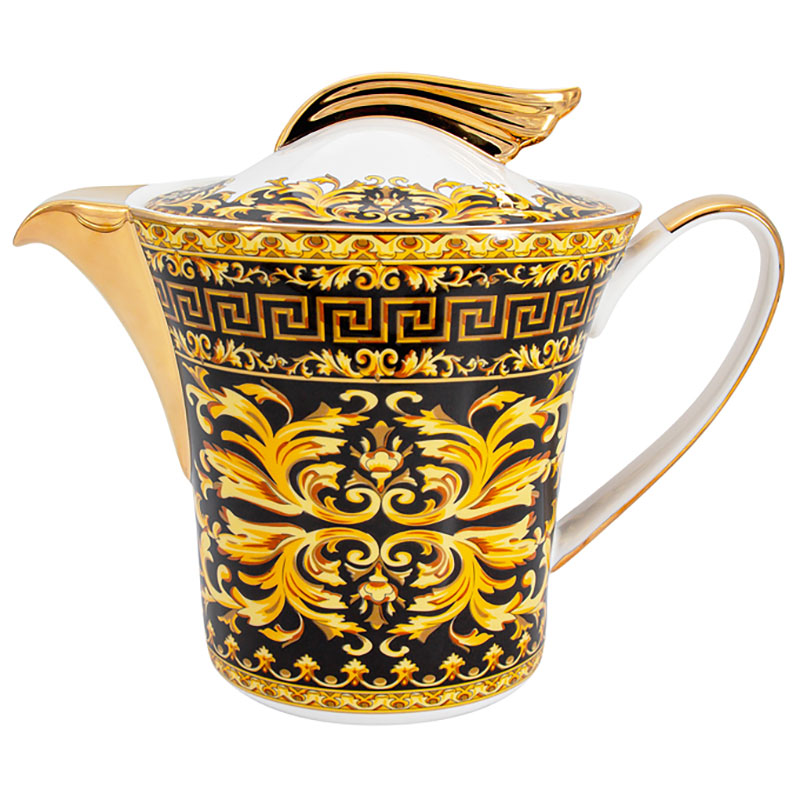 Сервиз чайный Royal Crown Турандот 21 предмет на 6 персон Royal Crown RC9-21TS-673B, цвет золотистый - фото 6