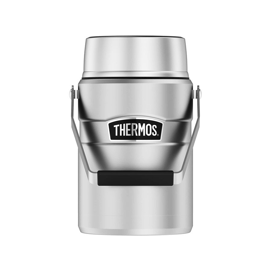 Термос с двумя контейнерами Thermos 1,39л Thermos 491474, цвет серебристый - фото 5