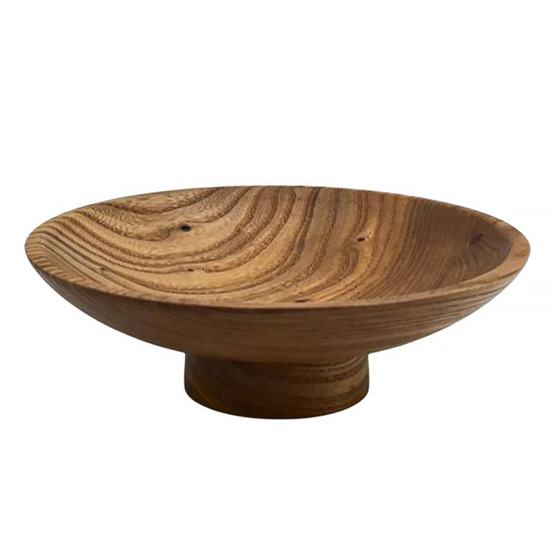Тарелка на круглой ножке Kenai Ceramics Wood 3900₽
