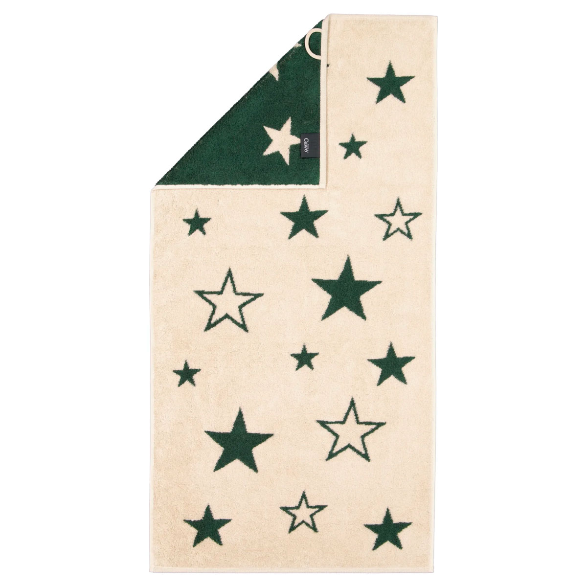 

Полотенце махровое Cawo Stars 50x100см, цвет зеленый