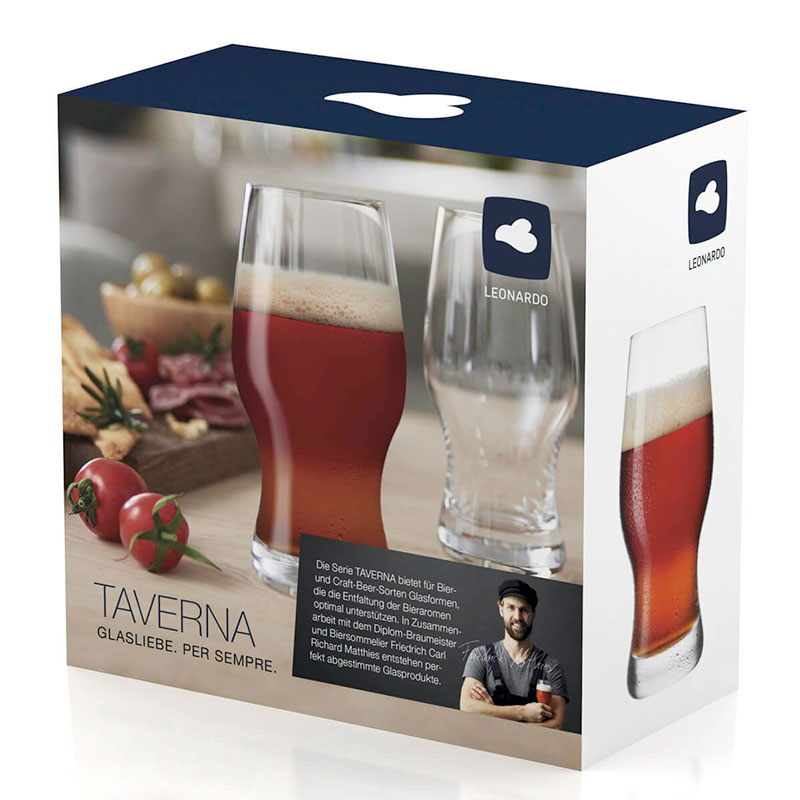 Набор из 2х бокалов для пива Leonardo Taverna 330мл Leonardo 049449, цвет прозрачный - фото 4