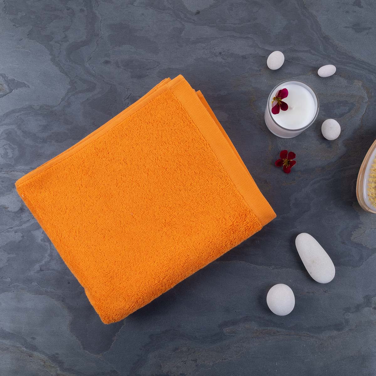 Полотенце махровое Lameirinho Aqua 50x100см, цвет оранжевый полотенце вечер бриз р 40х70