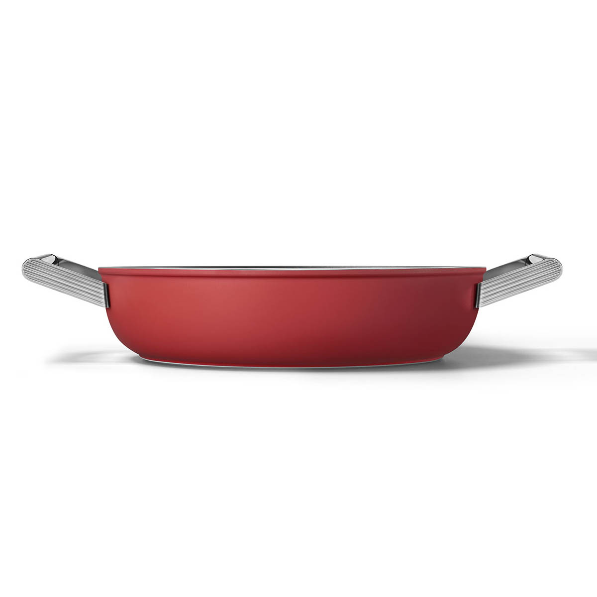 Сковорода глубокая с крышкой Smeg 50’s Style 28см, red Smeg CKFD2811RDM, цвет красный - фото 5