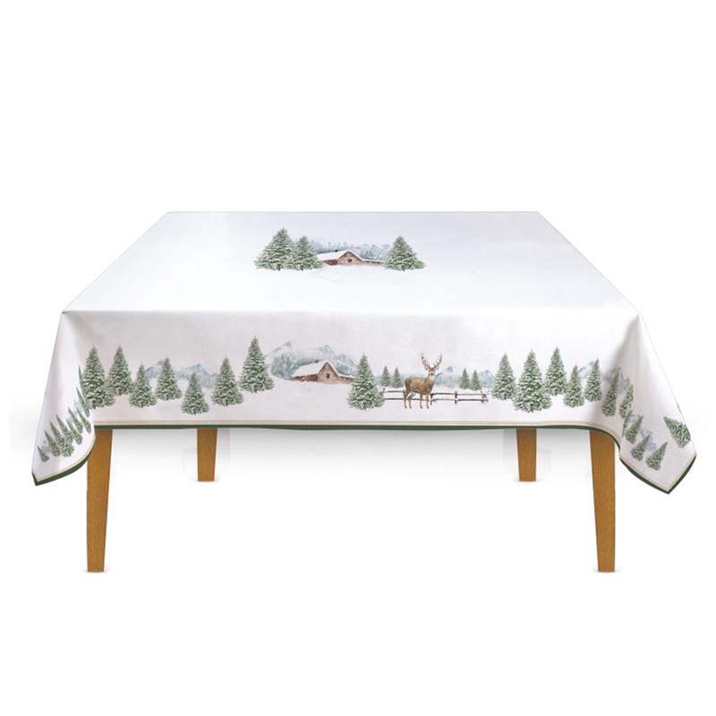 

Скатерть Easy life White Forest 180x145см