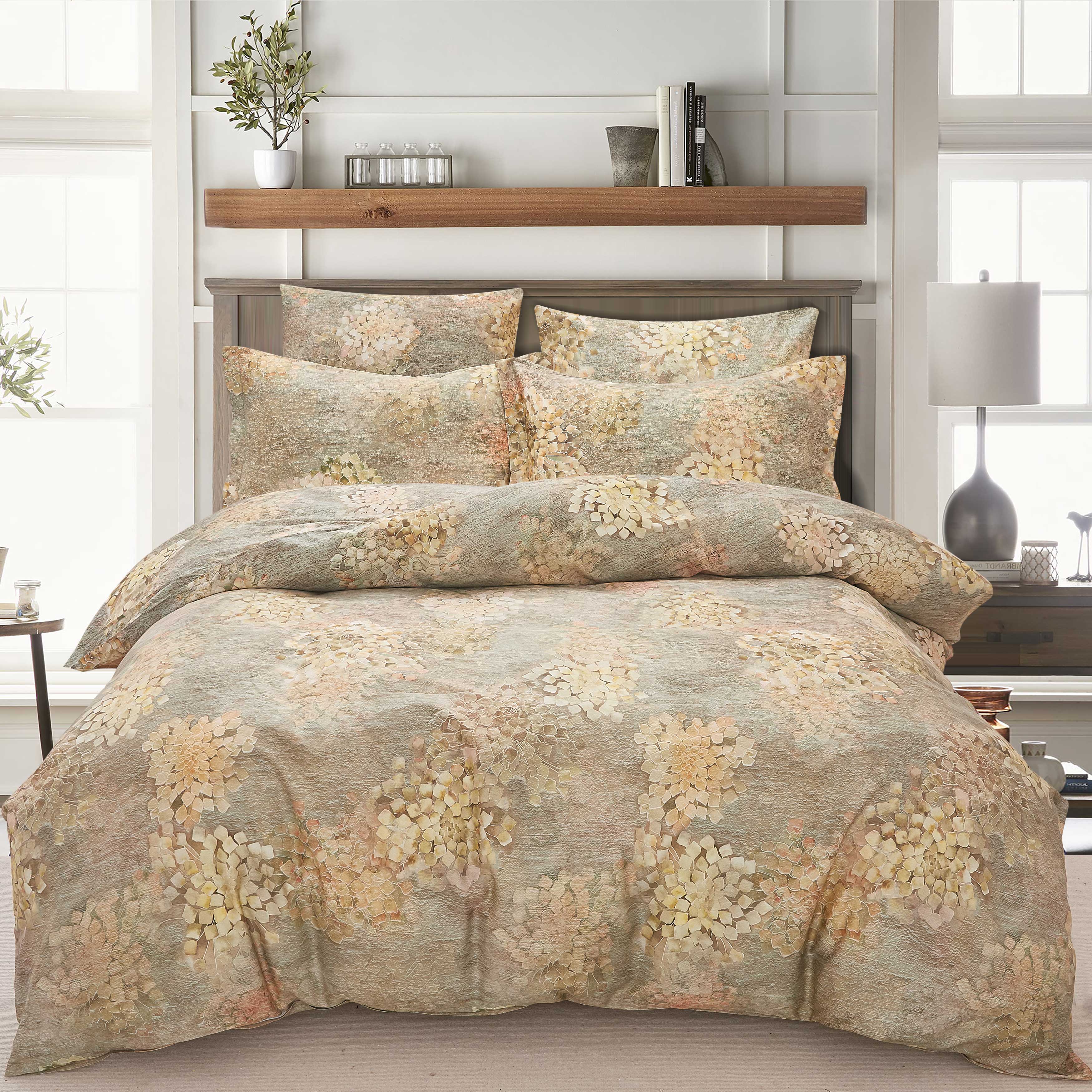 

Комплект постельного белья 1,5-спальный Pappel Golden Flowers