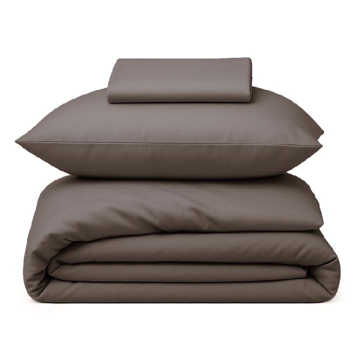Комплект постельного белья 1,5-спальный Mollen Premier, кофейный
