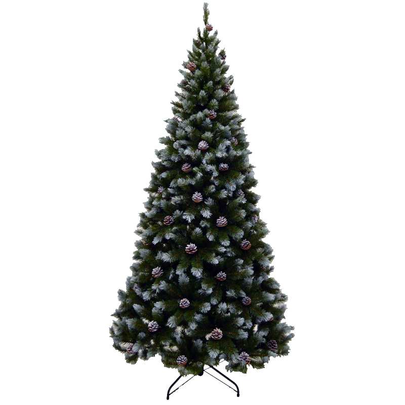 

Елка искусственная заснеженная с шишками Triumph tree Женева 1,55м, Зеленый