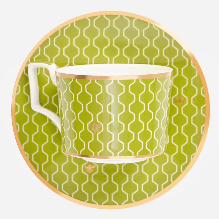 Чайная пара Domique To Bee or Not, цвет зеленый