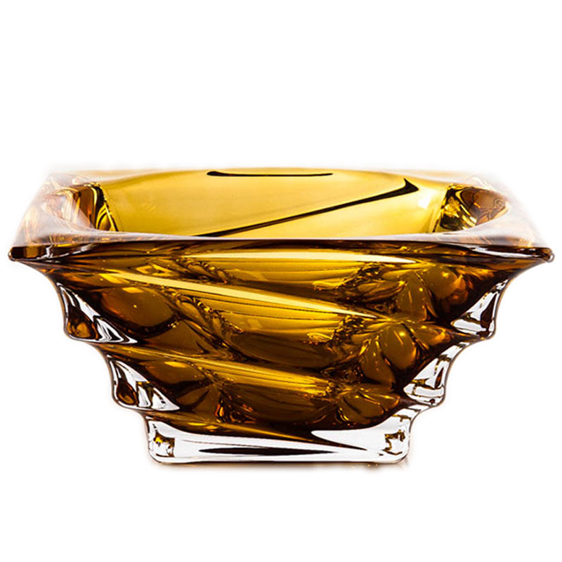 

Салатник 24см Crystalite Bohemia Касабланка, янтарный