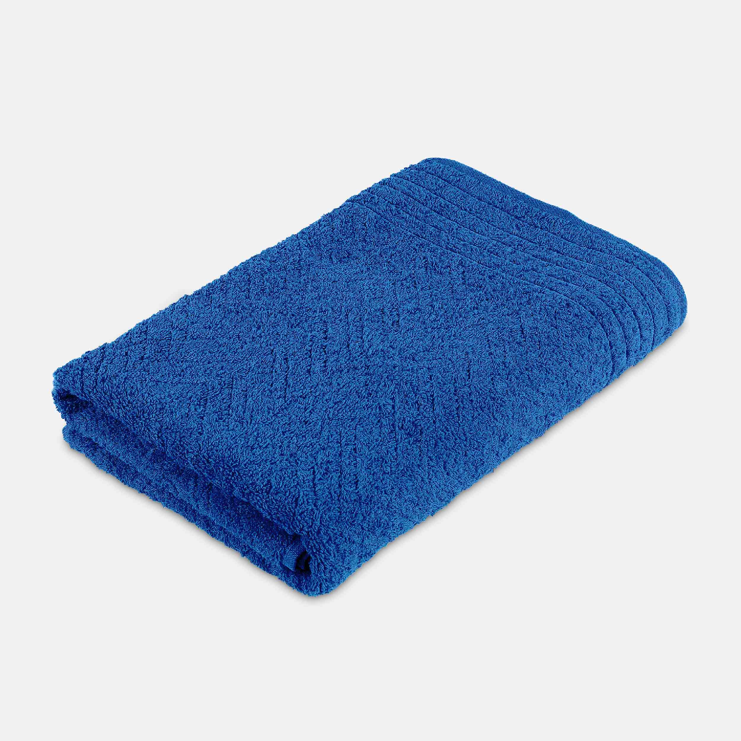 Полотенце махровое Frottana Elegance-Uni 67x140см, цвет синий
