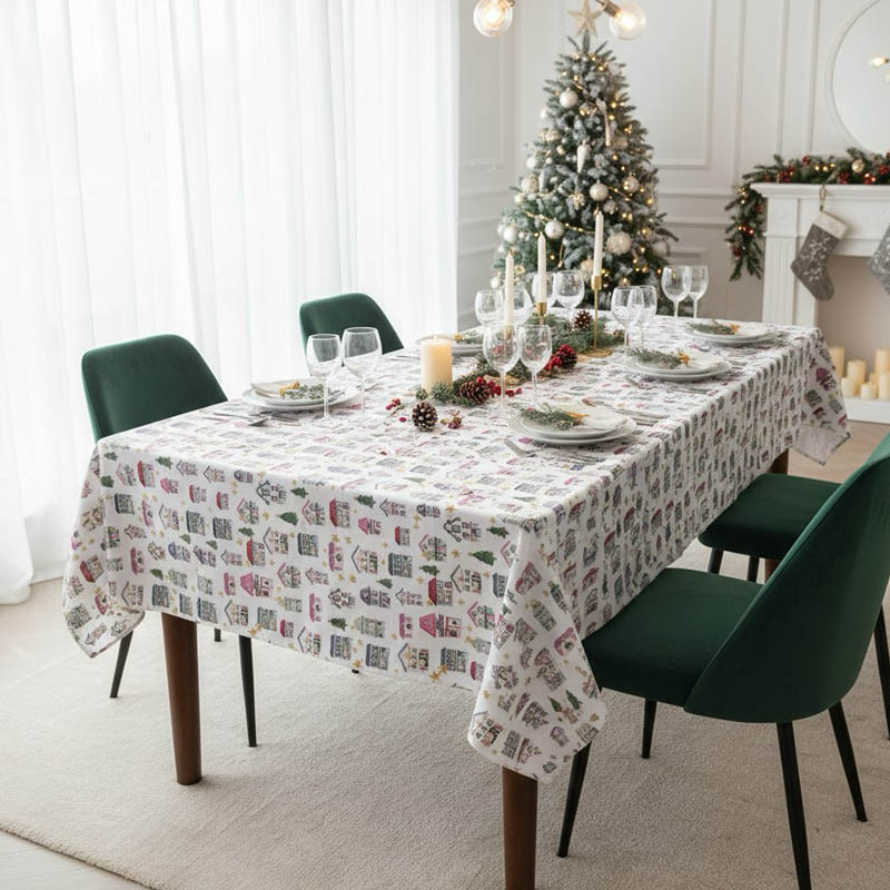 Скатерть Andrea Fontebasso Christmas Conversation 150x300см