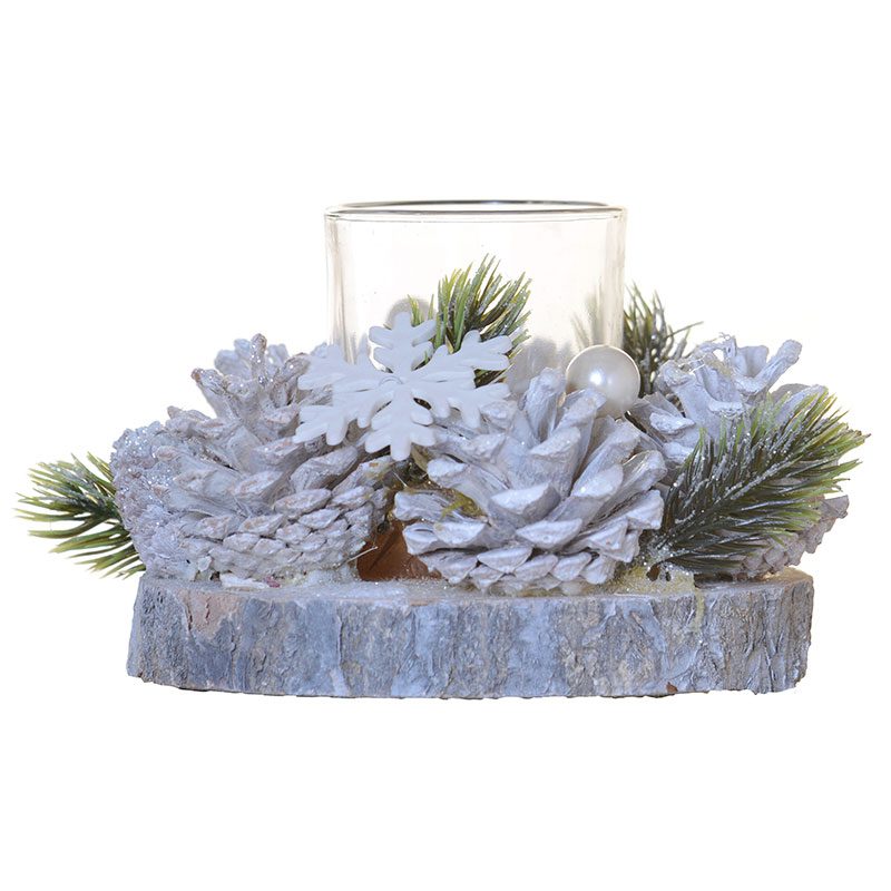 

Подсвечник Hogewoning Pinecone Pearl 15см, Голубой