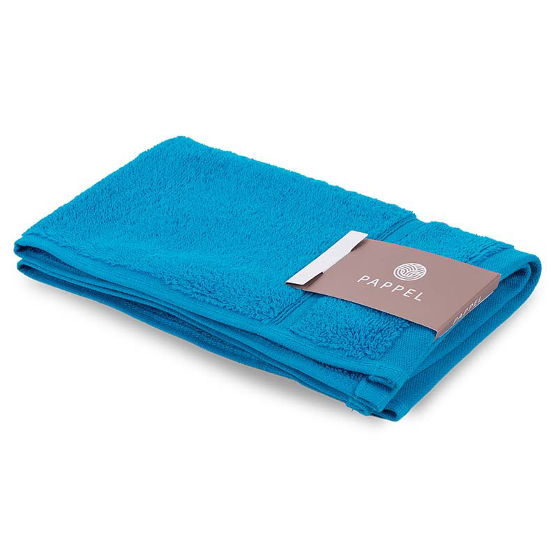 Полотенце махровое Pappel Cirrus/S 30x50см, цвет синий полотенце ножки темно синий р 50х70