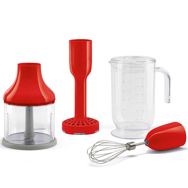 Блендер погружной Smeg 50s Style красный