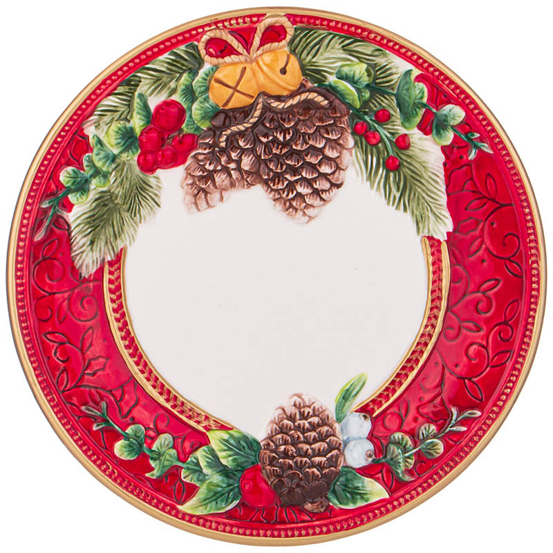 

Тарелка "Шишки" 26x3см