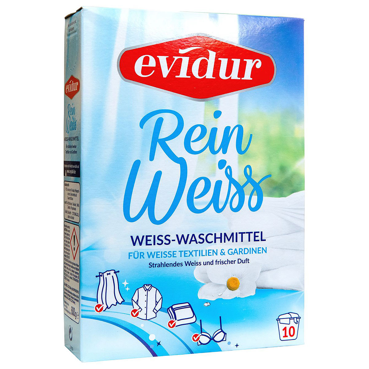Порошок стиральный с отбеливающим эффектом Dalli Evidur Gardinen Reinweiss порошок стиральный ezel white 4 кг