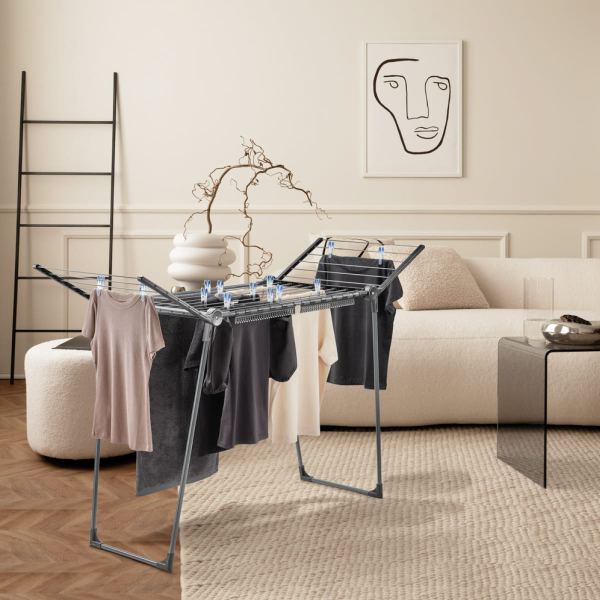 Сушилка для белья напольная Leifheit Pegasus 150 Solid Black 9900₽