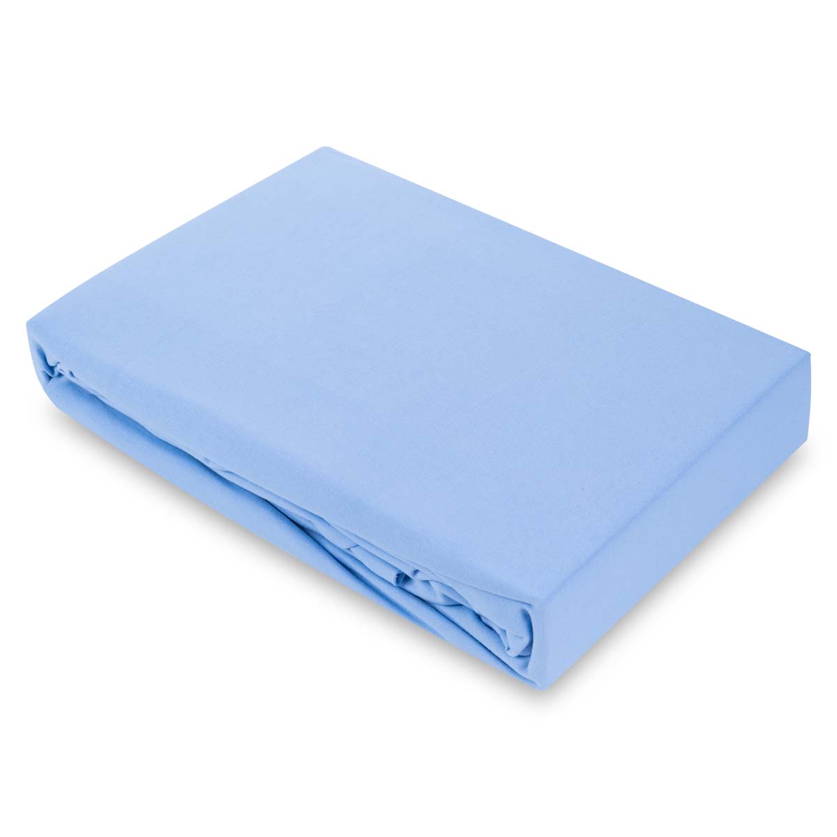 Простыня натяжная 1,5-спальная Pappel 160x220см, цвет светло-голубой Pappel 160220-35/Light Blue 21