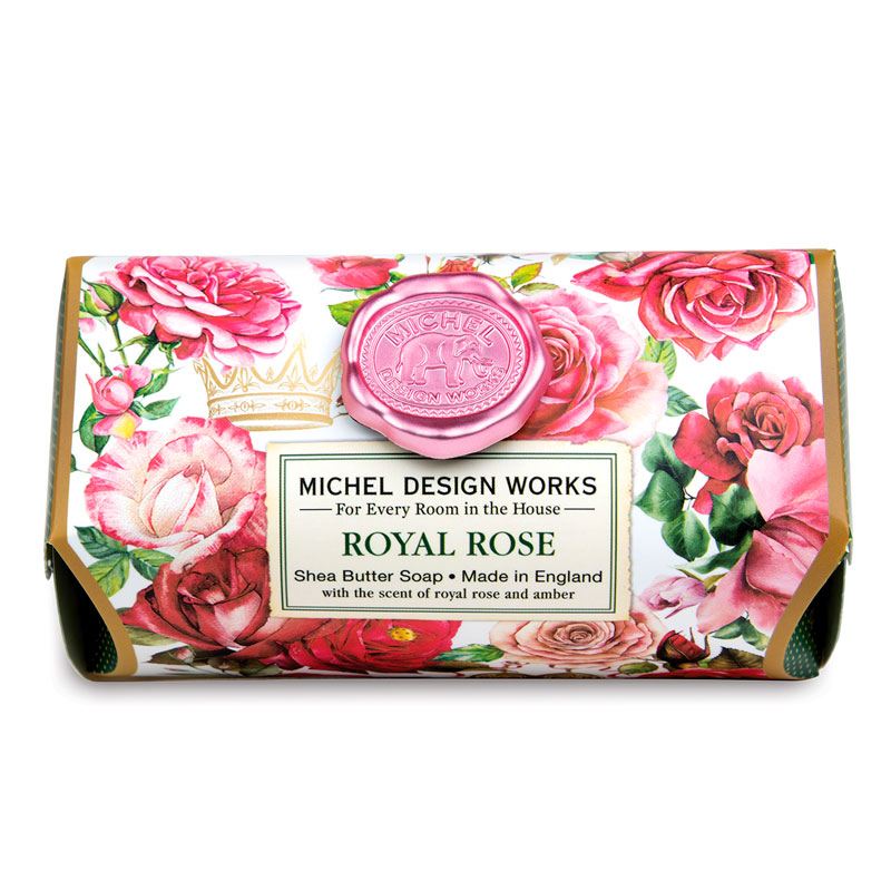 Мыло в бумажной обертке Michel Design Works Королевская роза лосьон для рук и тела michel design works летние дни
