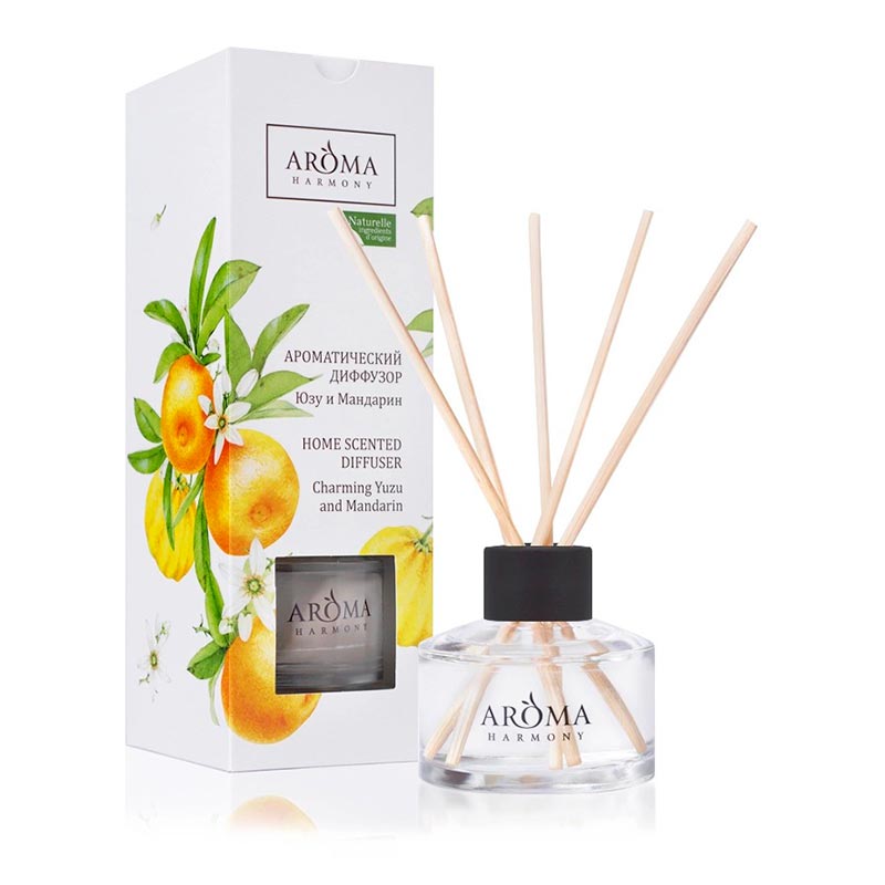 

Диффузор ароматический AromaHarmony Юзу и Мандарин 50мл, Белый