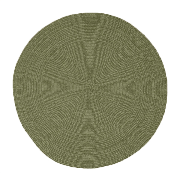 Салфетка под посуду круглая Peyer Pisa 38см, цвет зеленый