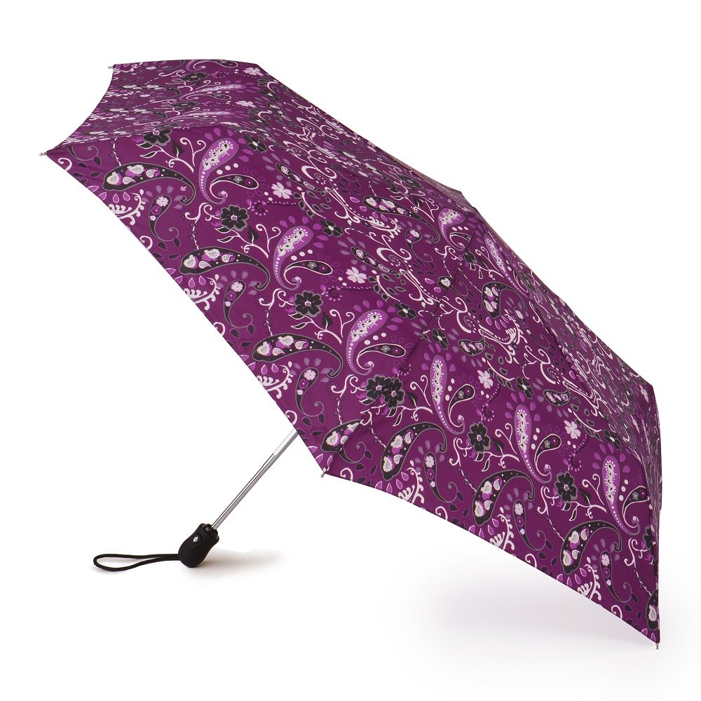 Зонт женский Fulton WhirlyPaisley купол 93см, фиолетовый грипсы 128 мм dream bike посадочный диаметр 22 2 мм фиолетовый