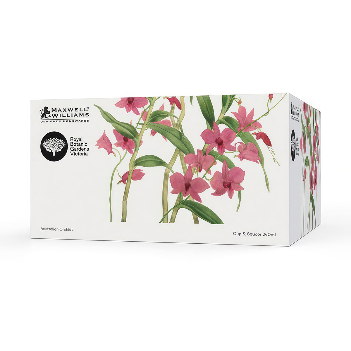 Чайная пара Maxwell & Williams Орхидея розовая Maxwell & Williams MW496-HV0458, цвет белый - фото 5