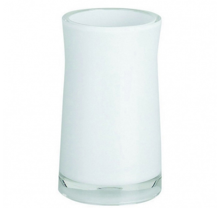 Стакан для зубных щеток Spirella Sydney, белый стакан для зубных щеток rav slezak ker003 белый