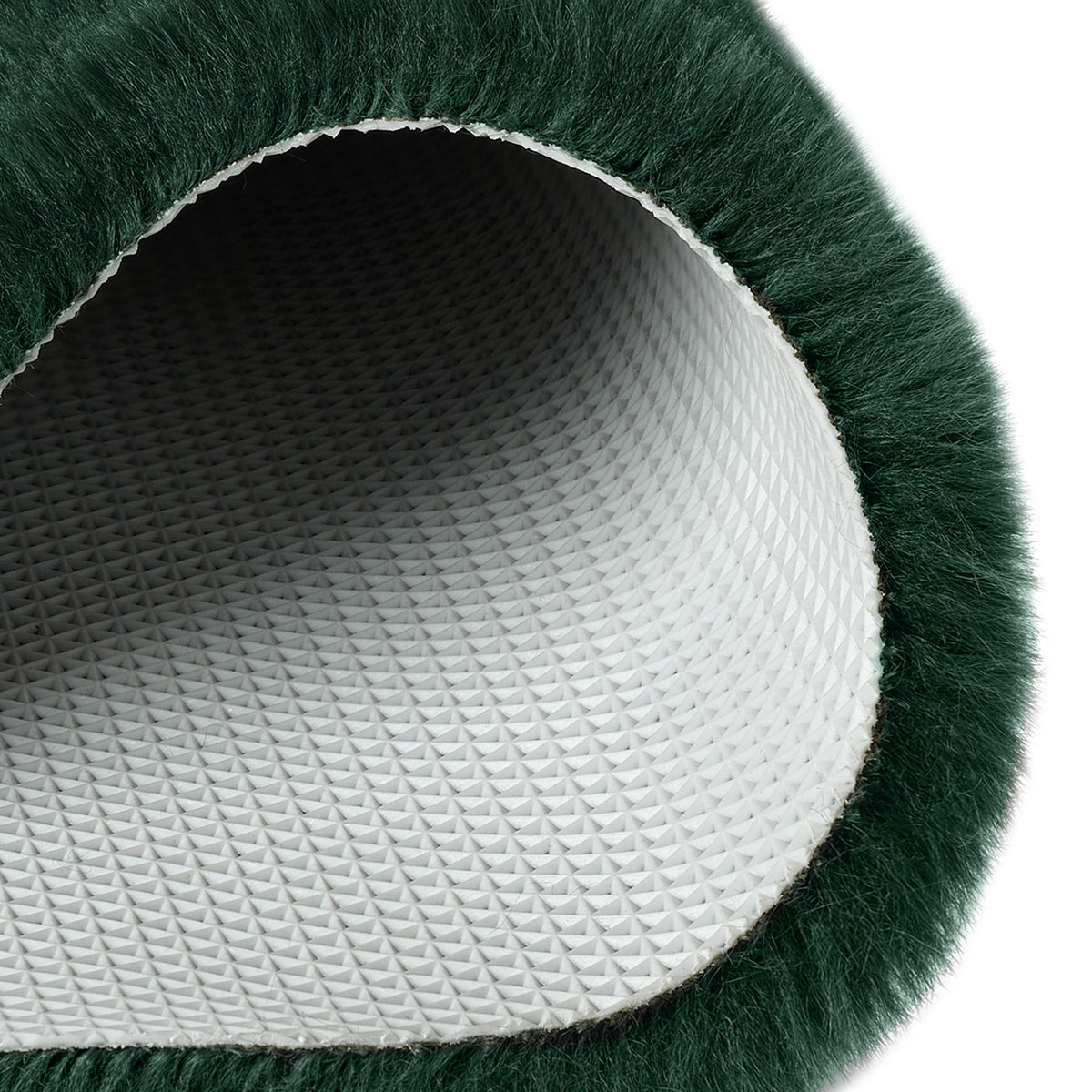 Коврик меховой шкура Shahintex 50х88см изумрудный Shahintex 819164, цвет зеленый - фото 2