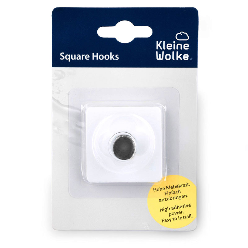 Крючок Kleine Wolke Square Hooks, серебряный стул chilli square uf860 08b серый ткань белый каркас