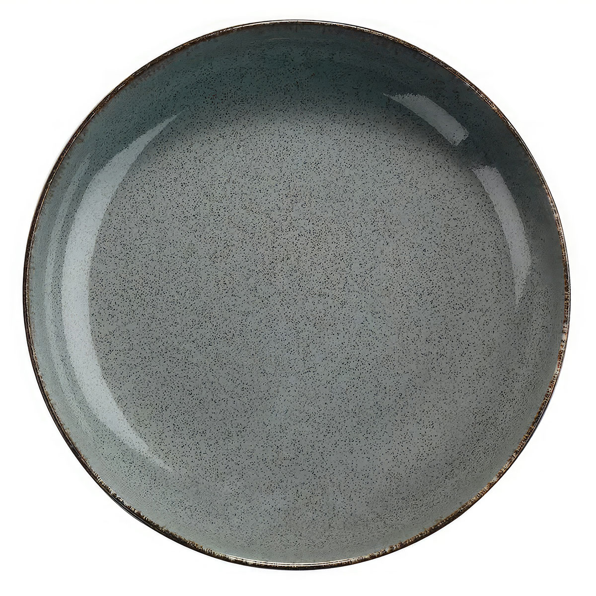 Тарелка глубокая Kutahya Pearl Mood, синий тарелка для подачи 18 х 15 см массив дуба